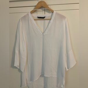 Zara off white women blouse